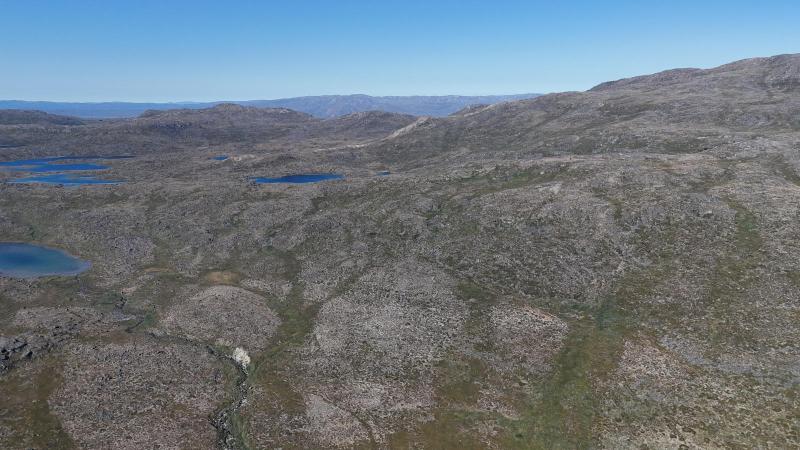 500 meter oppe inde ved Fuglefjeldet