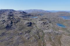 500 meter oppe inde ved Fuglefjeldet