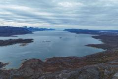 500 meter oppe i Qussuk ved Andenæbbet