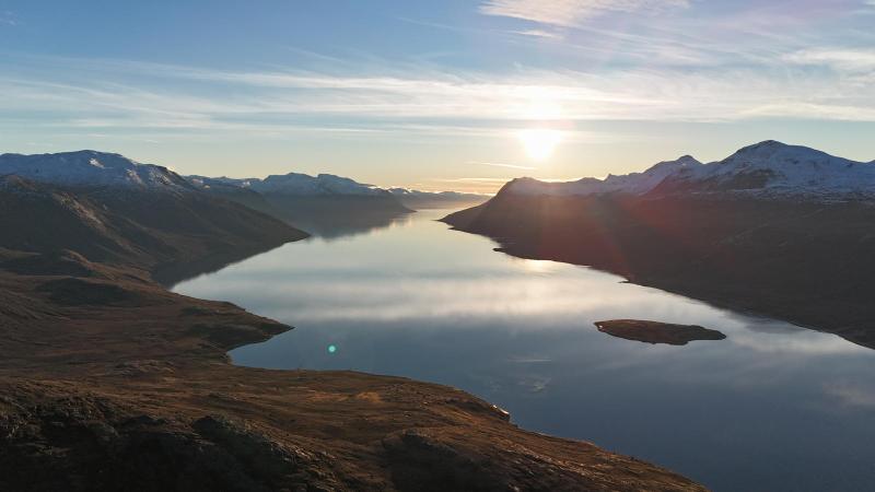 Itilleq inde i Ameralik om  i 500 meters højde