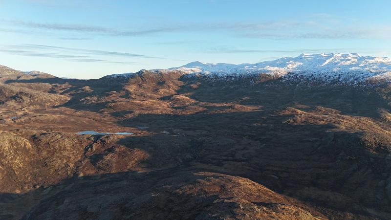 Itilleq inde i Ameralik om  i 500 meters højde