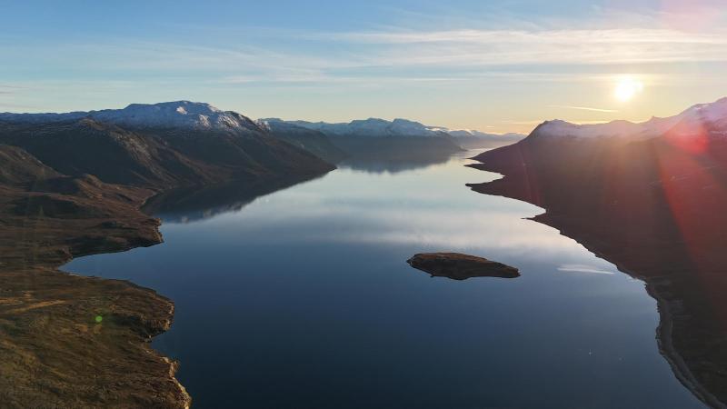 Itilleq inde i Ameralik om  i 500 meters højde