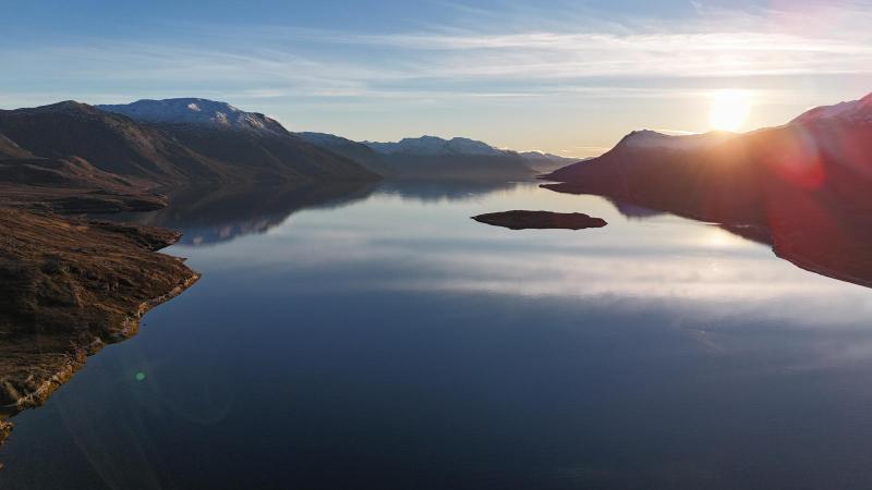 Itilleq inde i Ameralik om  i 500 meters højde