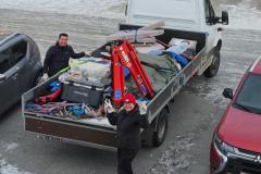 Læsset fra Maru er ankommet hjem og skal bare op Læsset fra Maru er ankommet hjem og skal bare op