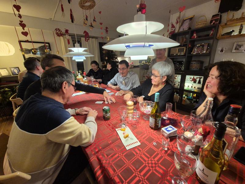 Finale holdet til Labansen Worms hos Hans og Jacobine