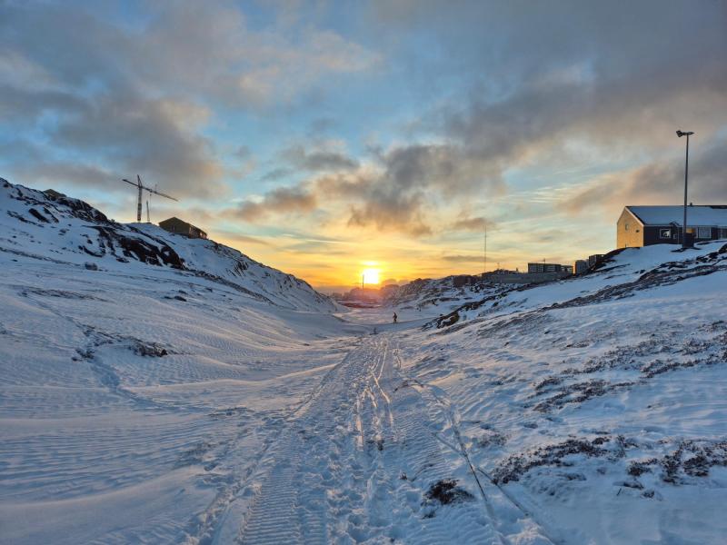På ski ved Ravnebakken