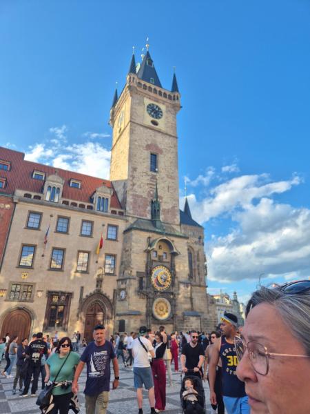 Turister i Prag