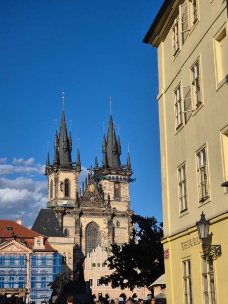Turister i Prag