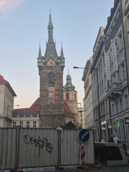 Turister i Prag