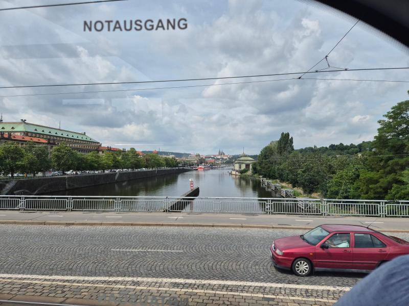 Turbus "Rød linje" i Prag