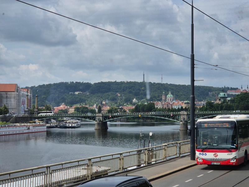Turbus "Rød linje" i Prag