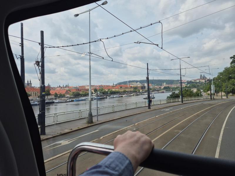 Turbus "Rød linje" i Prag