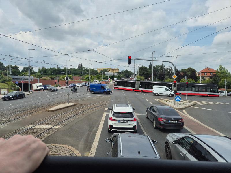 Turbus "Rød linje" i Prag