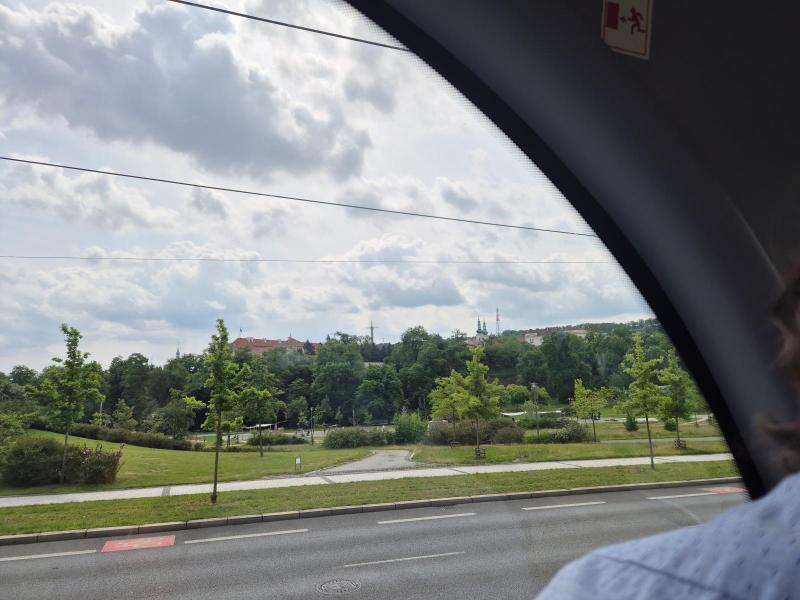 Turbus "Rød linje" i Prag