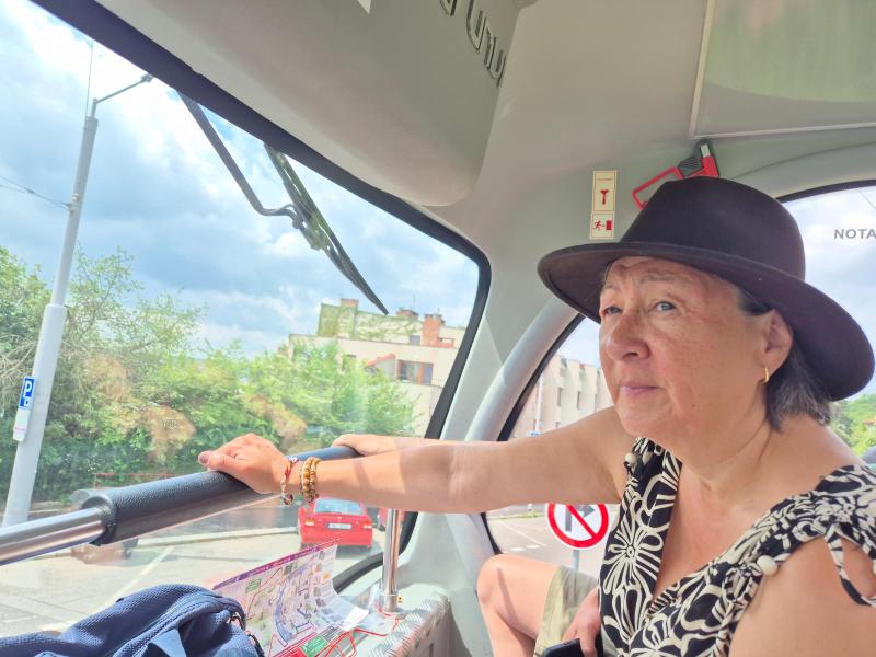Turbus "Rød linje" i Prag
