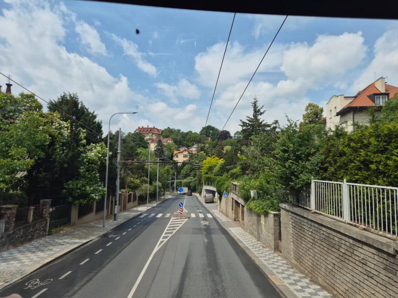 Turbus "Rød linje" i Prag