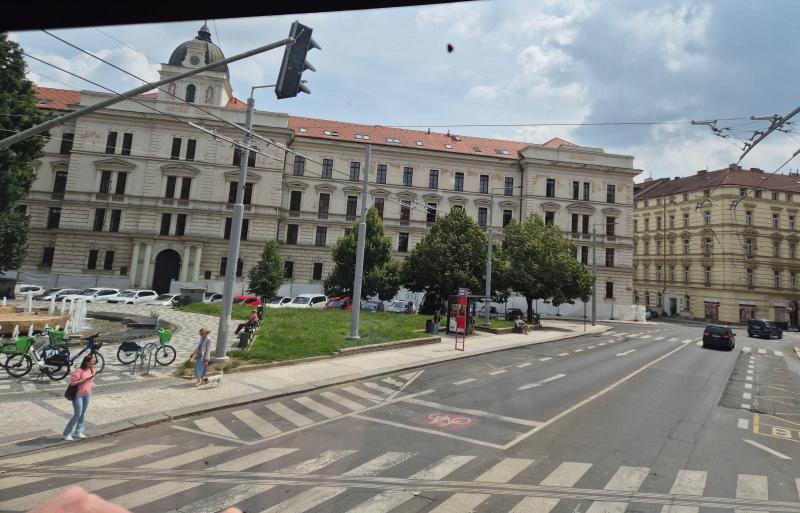 Turbus "Rød linje" i Prag