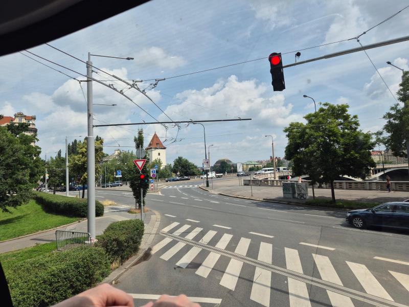 Turbus "Rød linje" i Prag