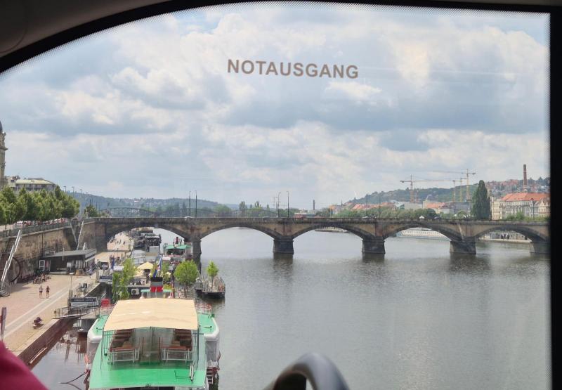 Turbus "Rød linje" i Prag