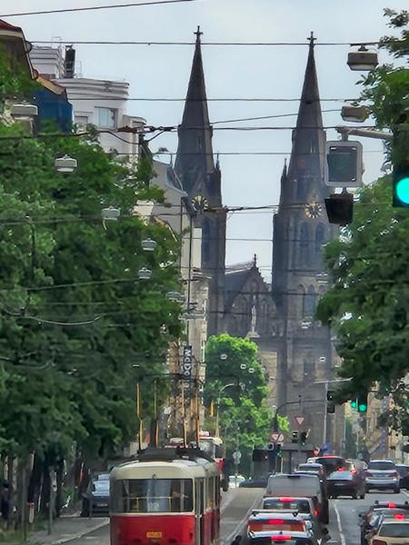 Turbus "Rød linje" i Prag