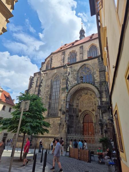 Turist i Prag