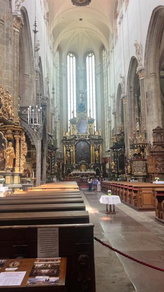 Turist i Prag
