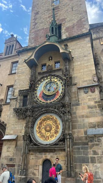 Turist i Prag