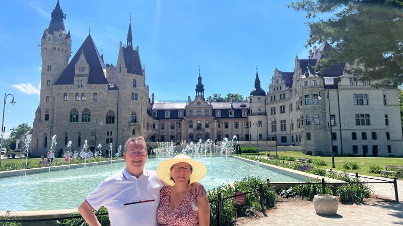 Moderne slot i Sydpolen