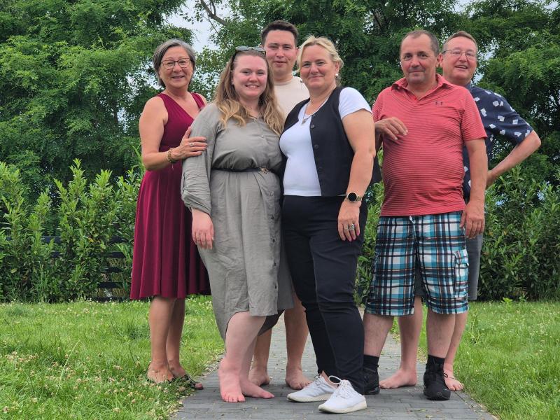 Johanne og Peters svigerfamilie i Polen