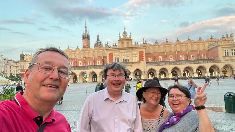 Krakow by night