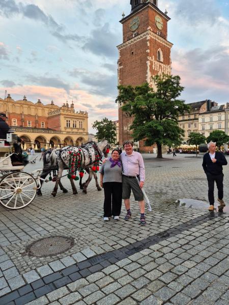 Krakow by night