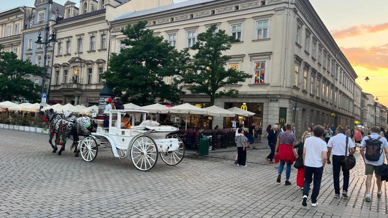 Krakow by night