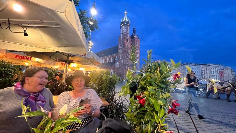 Krakow by night