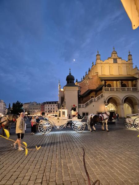 Krakow by night