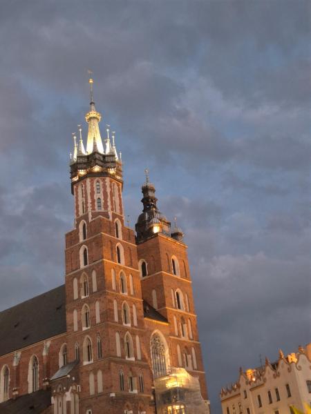 Krakow by night