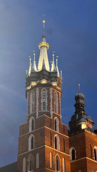Krakow by night