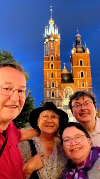 Krakow by night