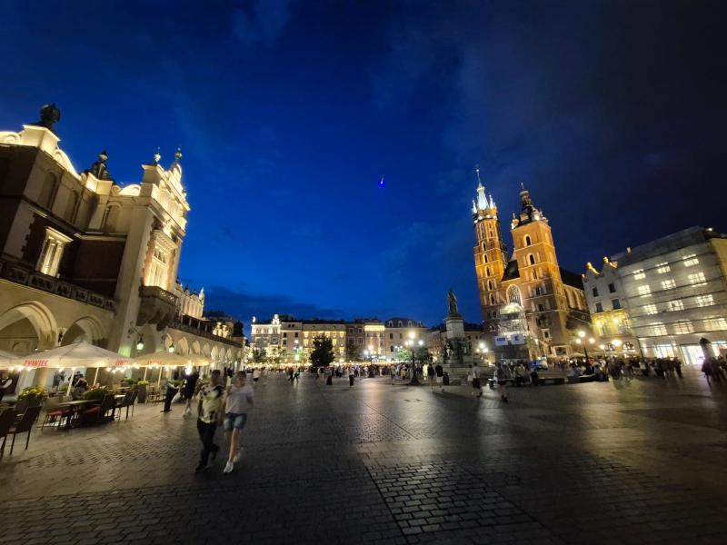 Krakow by night