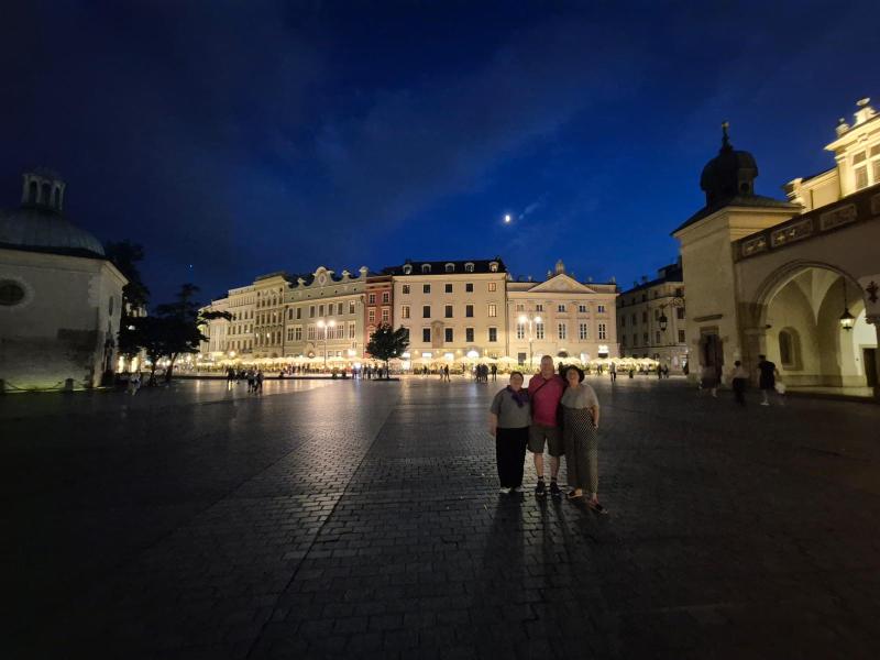 Krakow by night