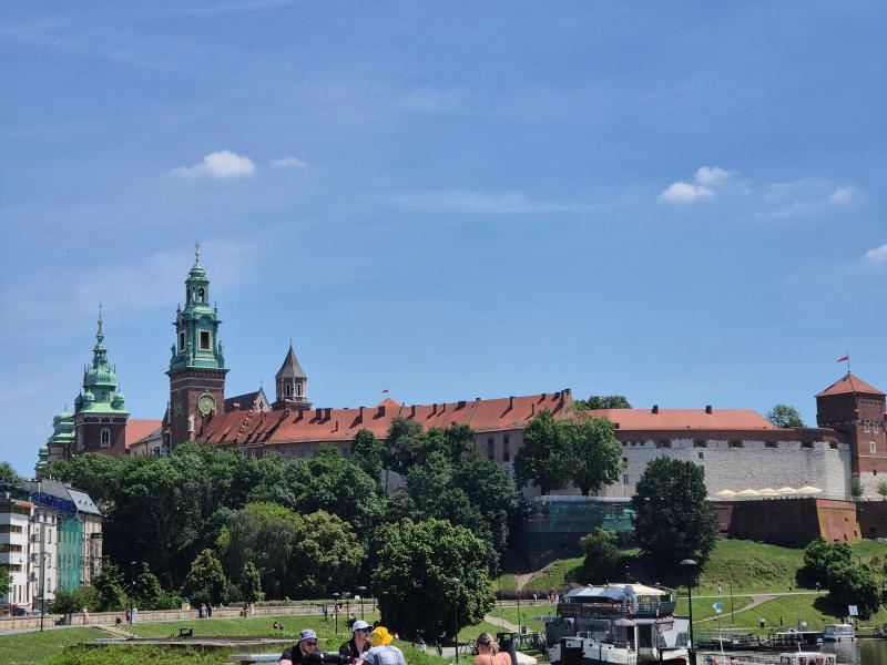 Turister i Krakow - flodsejllads og rundt og kigge