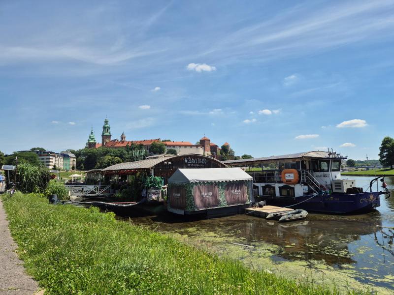 Turister i Krakow - flodsejllads og rundt og kigge