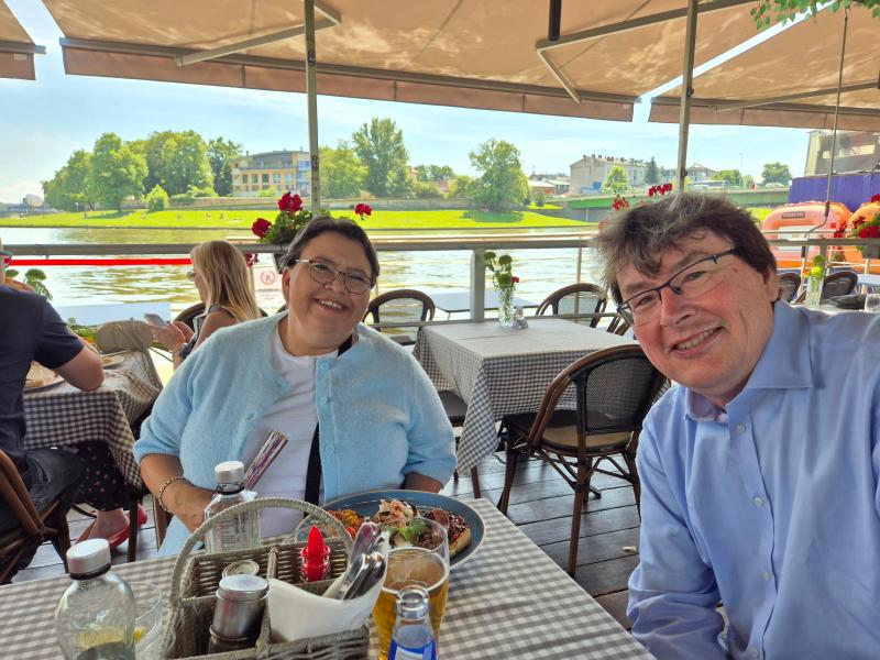 Turister i Krakow - flodsejllads og rundt og kigge