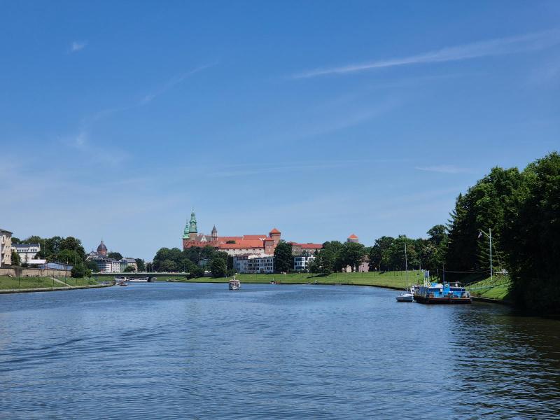 Turister i Krakow - flodsejllads og rundt og kigge