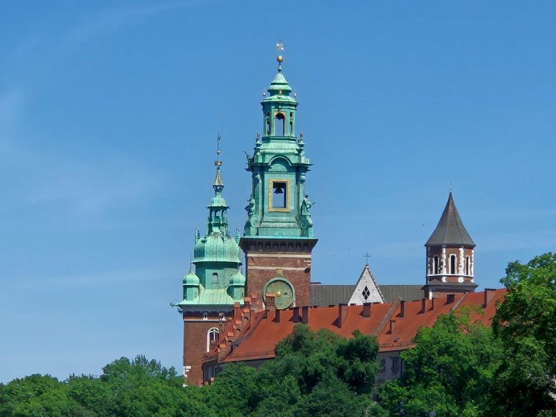 Turister i Krakow - flodsejllads og rundt og kigge