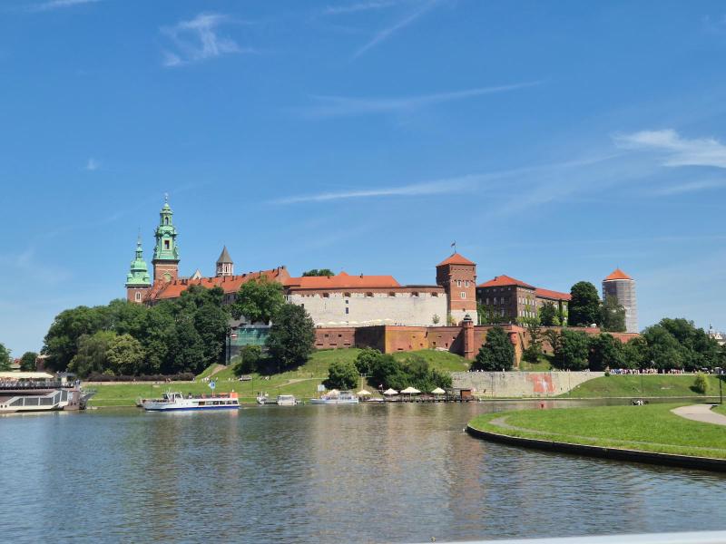 Turister i Krakow - flodsejllads og rundt og kigge