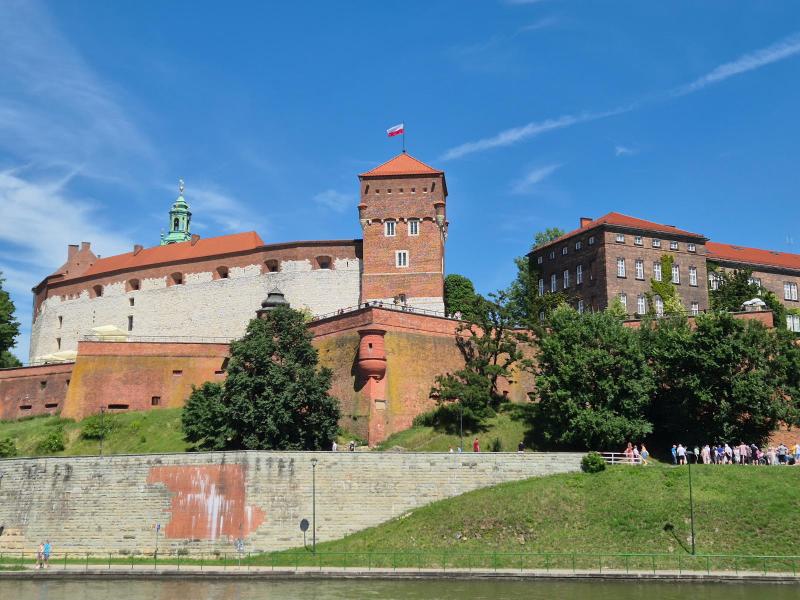 Turister i Krakow - flodsejllads og rundt og kigge