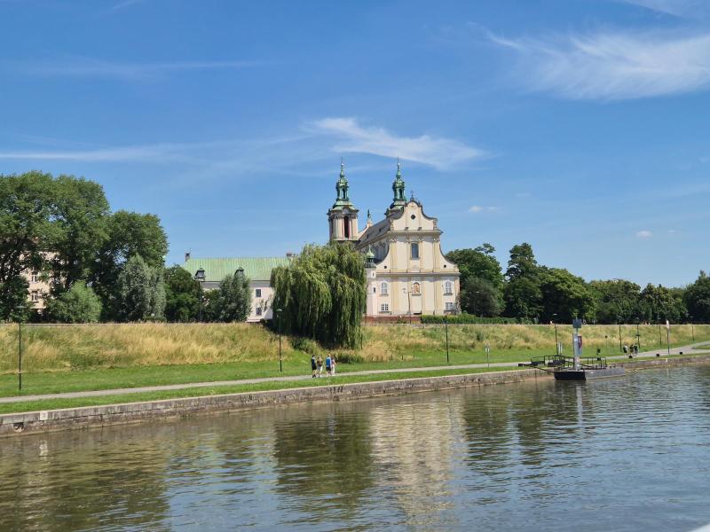 Turister i Krakow - flodsejllads og rundt og kigge
