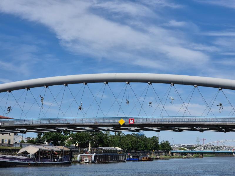 Turister i Krakow - flodsejllads og rundt og kigge
