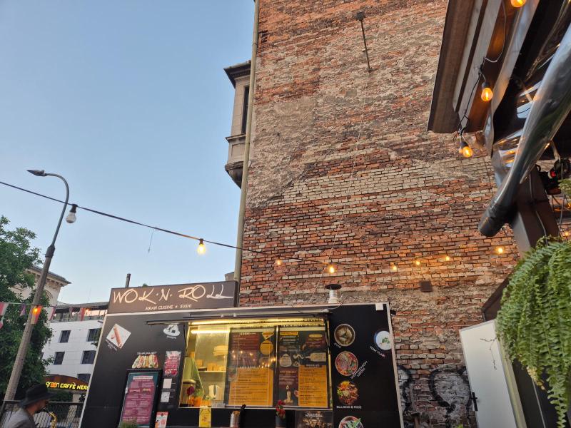 Lækker middag på Street Food madsted