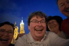 Krakow by night